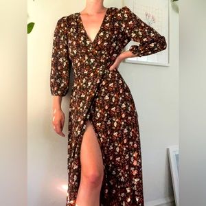 Ellison Floral Wrap Dress